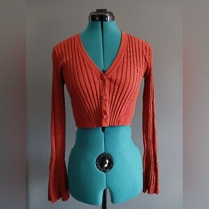 Ba&Sh  Pusha Cardigan, Terracota? Color, Size 1, Us 4